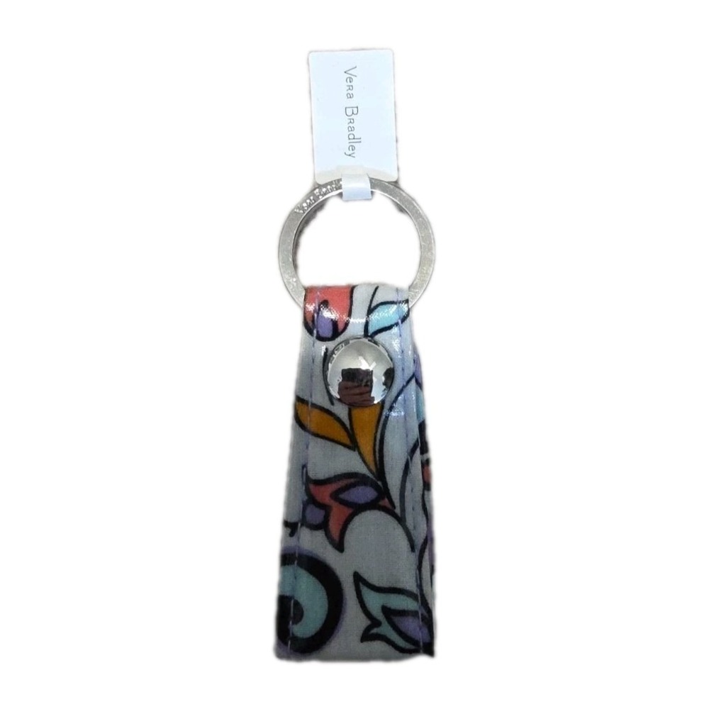 Vera Bradley  Loop Keychain Key in MADDALENA PAISLEY SOFT NWT